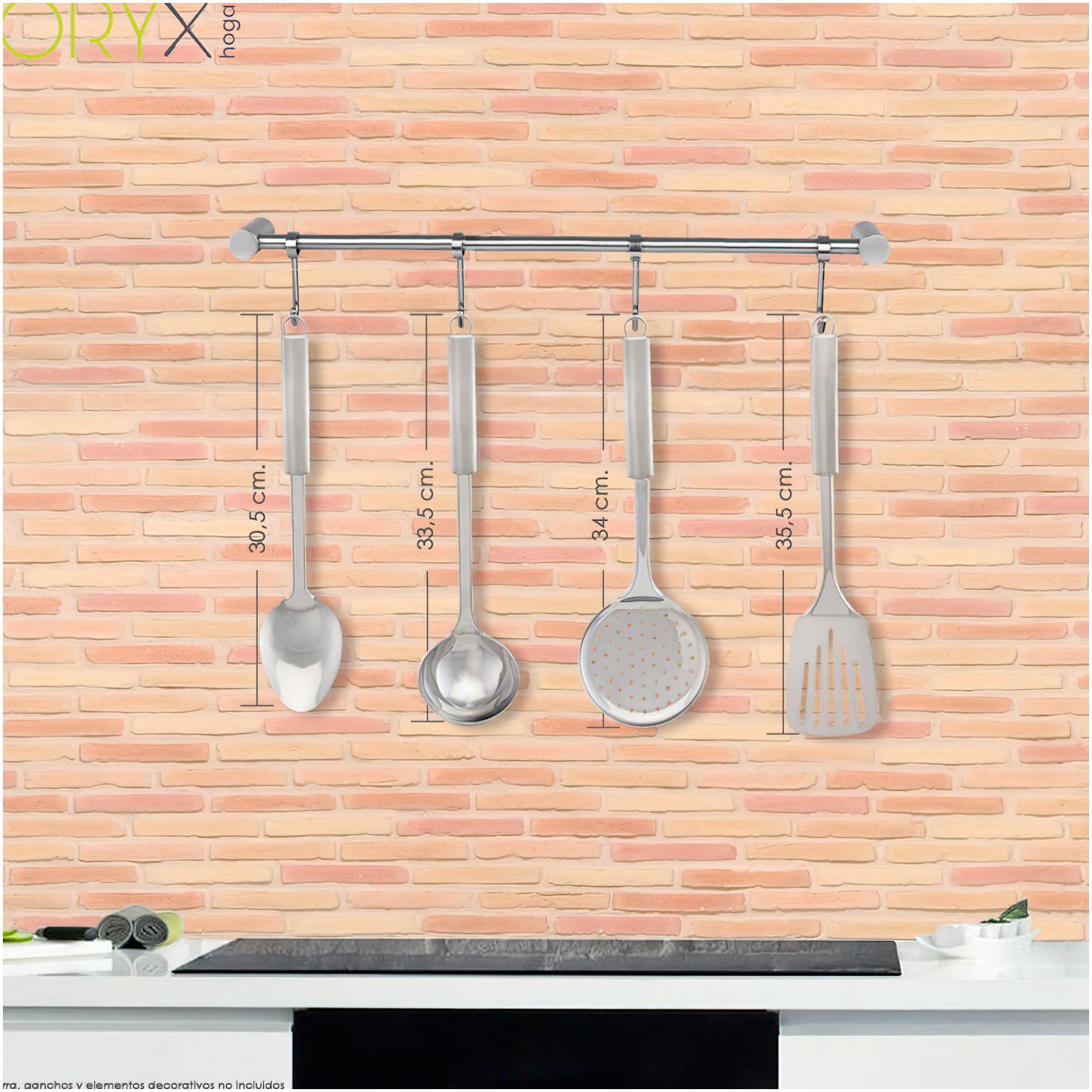 Cuchara Servir Cocina Acero Inoxidable 7 x 30,5 (Alt.) cm.