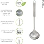 Cucharon Cocina Acero Inoxidable 9x33,5 (Alt.) cm.