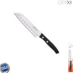 Cuchillo Aspen Santoku Hoja Acero Inoxidable 17 cm. Negro