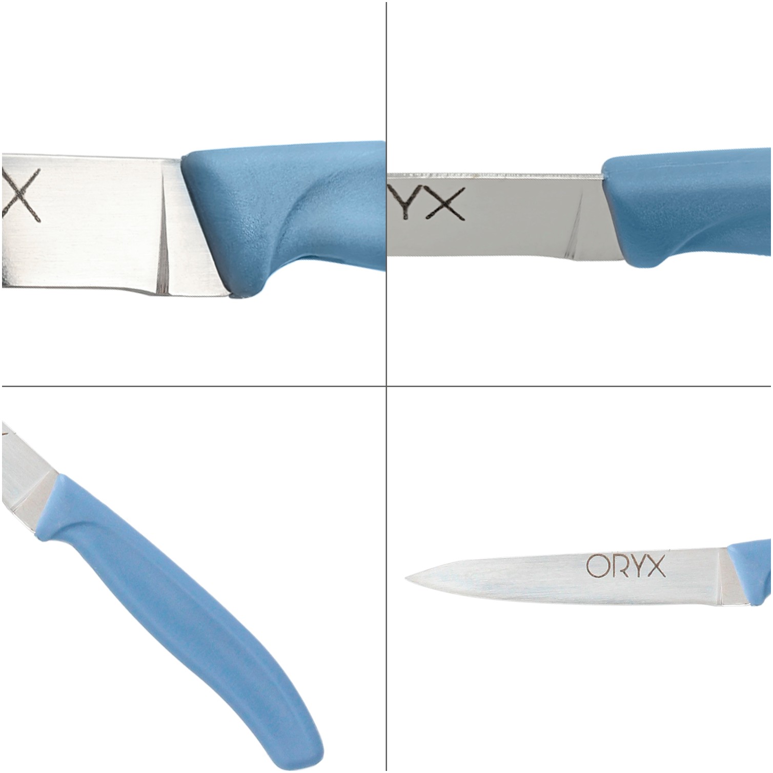 Cuchillo Nuuk Mondador Hoja Acero Inoxidable 9 cm. Colores Surtidos (Blister 3 Piezas)