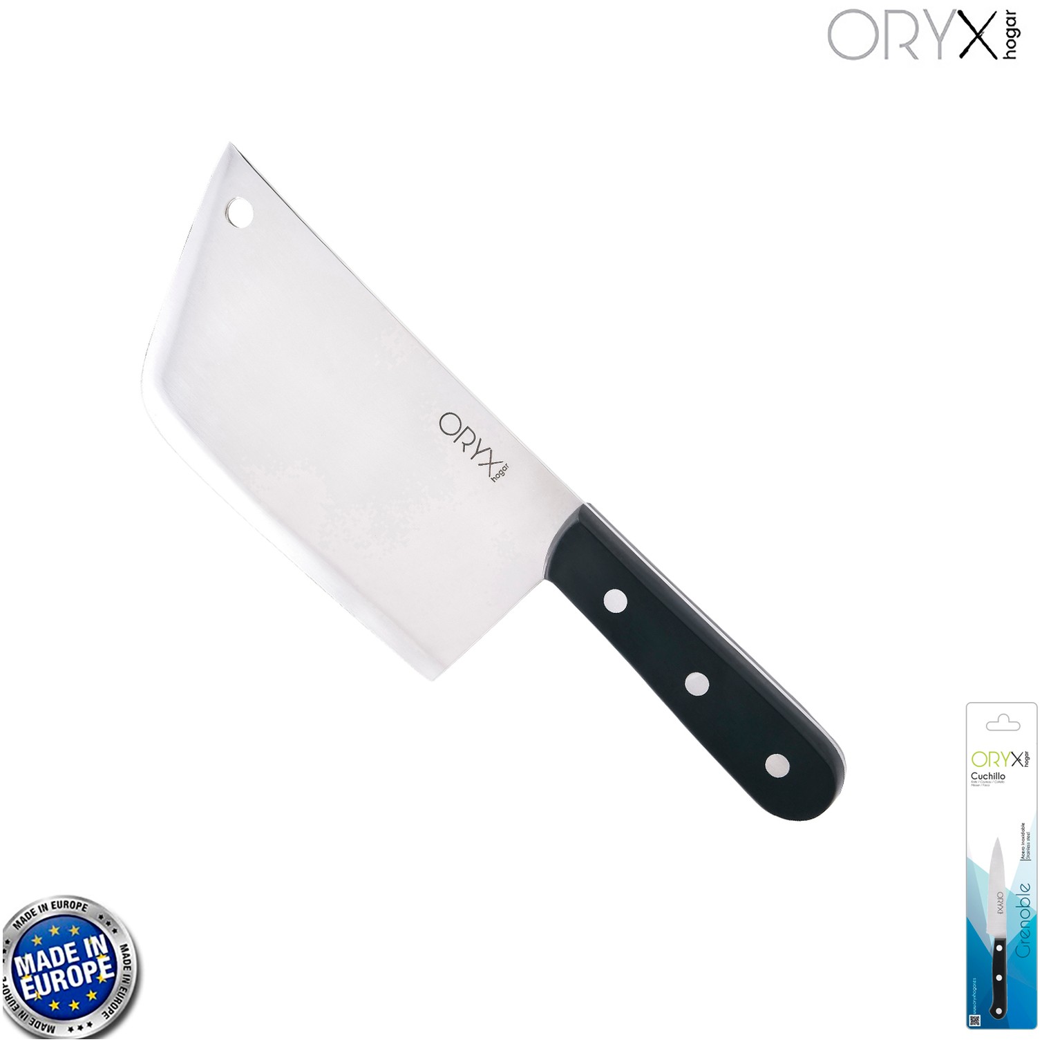 Piqueta Grenoble Hoja Acero Inoxidable 20 cm. Negro