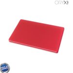Tabla Cortar Polietileno 30x20x1,5 cm. Color Rojo