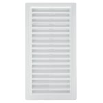 Rejilla Plastico Empotrar Con Malla Posterior 25x12 cm.