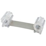 Tope Sujeta Puerta Goma Transparente 13 cm.