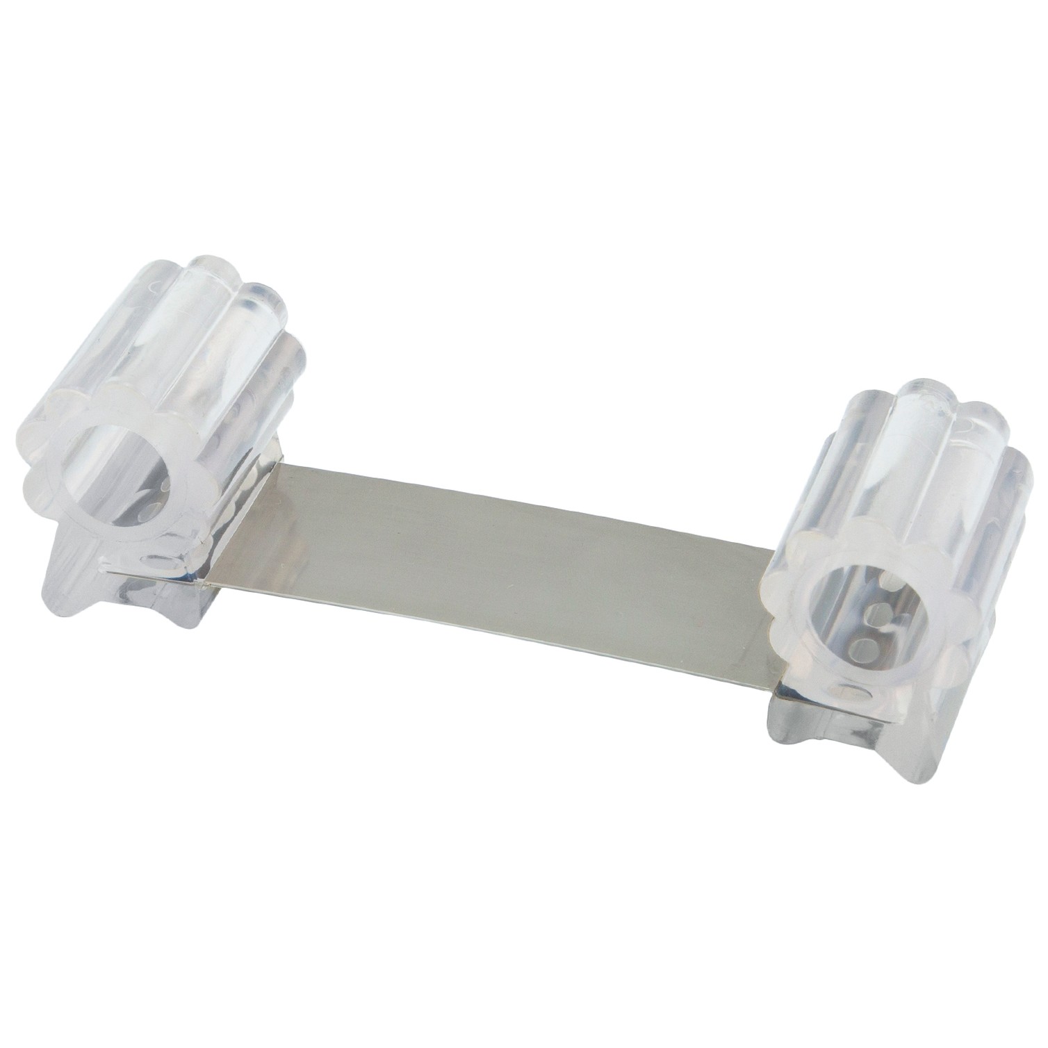 Tope Sujeta Puerta Goma Transparente 13 cm.