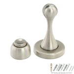Tope Puerta Retenedor Magnetico Extrafuerte Acero Inoxidable Para Pared y Suelo