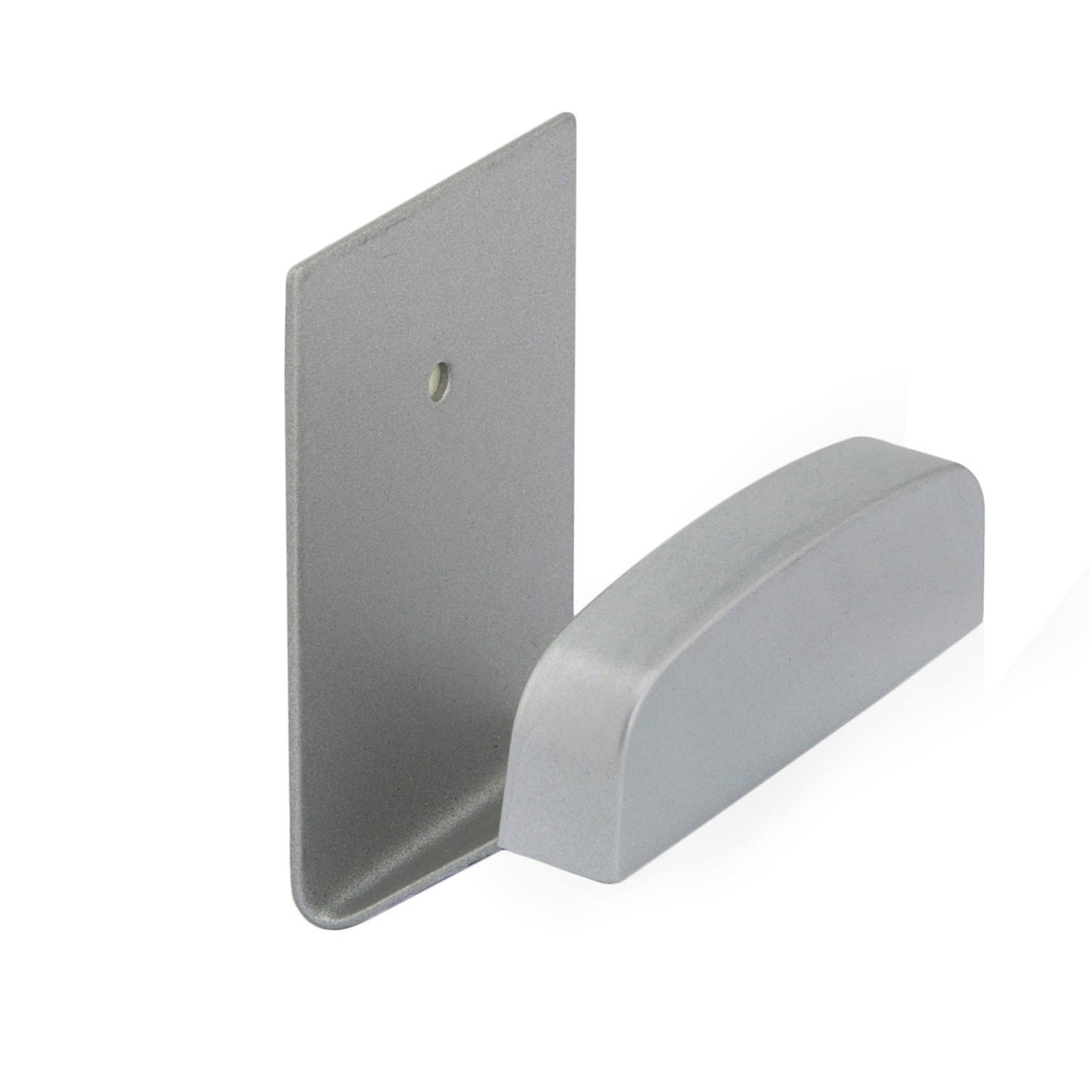 Colgador Percha Adhesivo Acero Inoxidable Color Gris