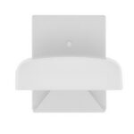 Colgador Percha Adhesivo Acero Inoxidable Color Blanco