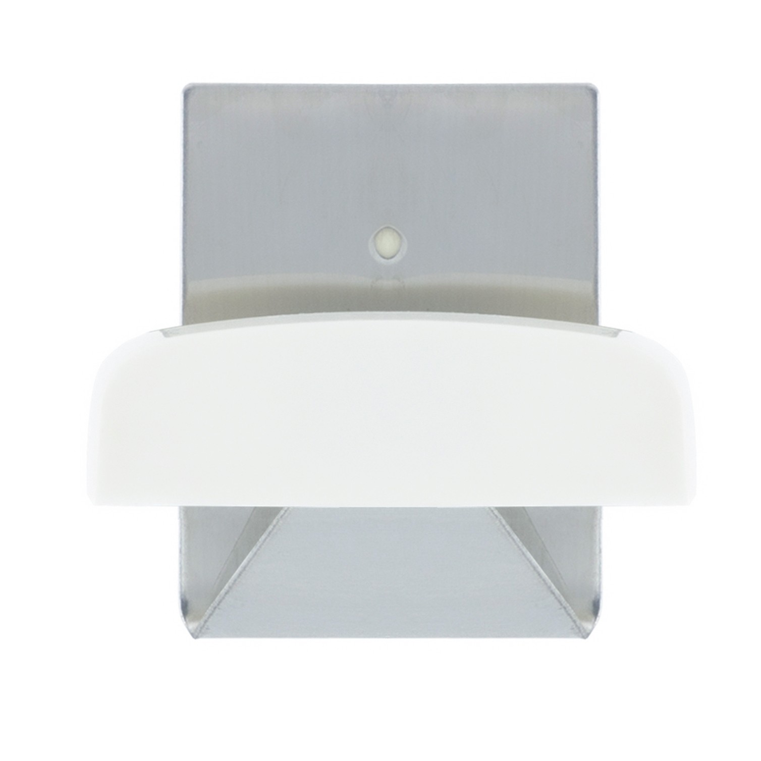 Colgador Percha Adhesivo Acero Inoxidable Color Metalizado / Blanco