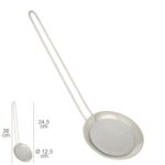 Espumadera Malla Acero inoxidable Ø 12,5 cm. Con Mango 24,5 cm.