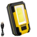 Linterna LED Profesional Compacta Engomada Bateria Recargable 500 Lumenes Con Función Powerbank, Iman, Soporte y Gancho