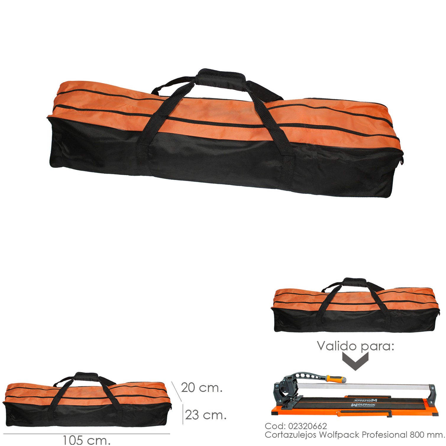 Bolsa Transporte Universal Para Corta Azulejos 800 mm.