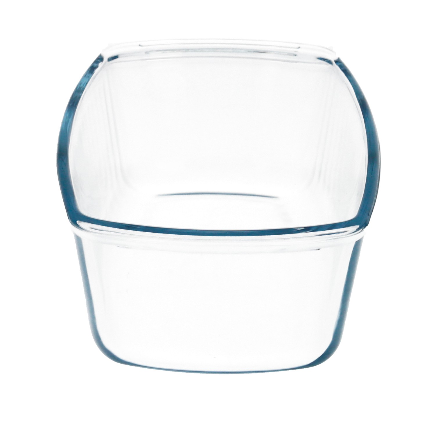Fuente Cristal Para Horno, 1.5 Litros, Molde Especial Reposteria, 27x14x7 cm.