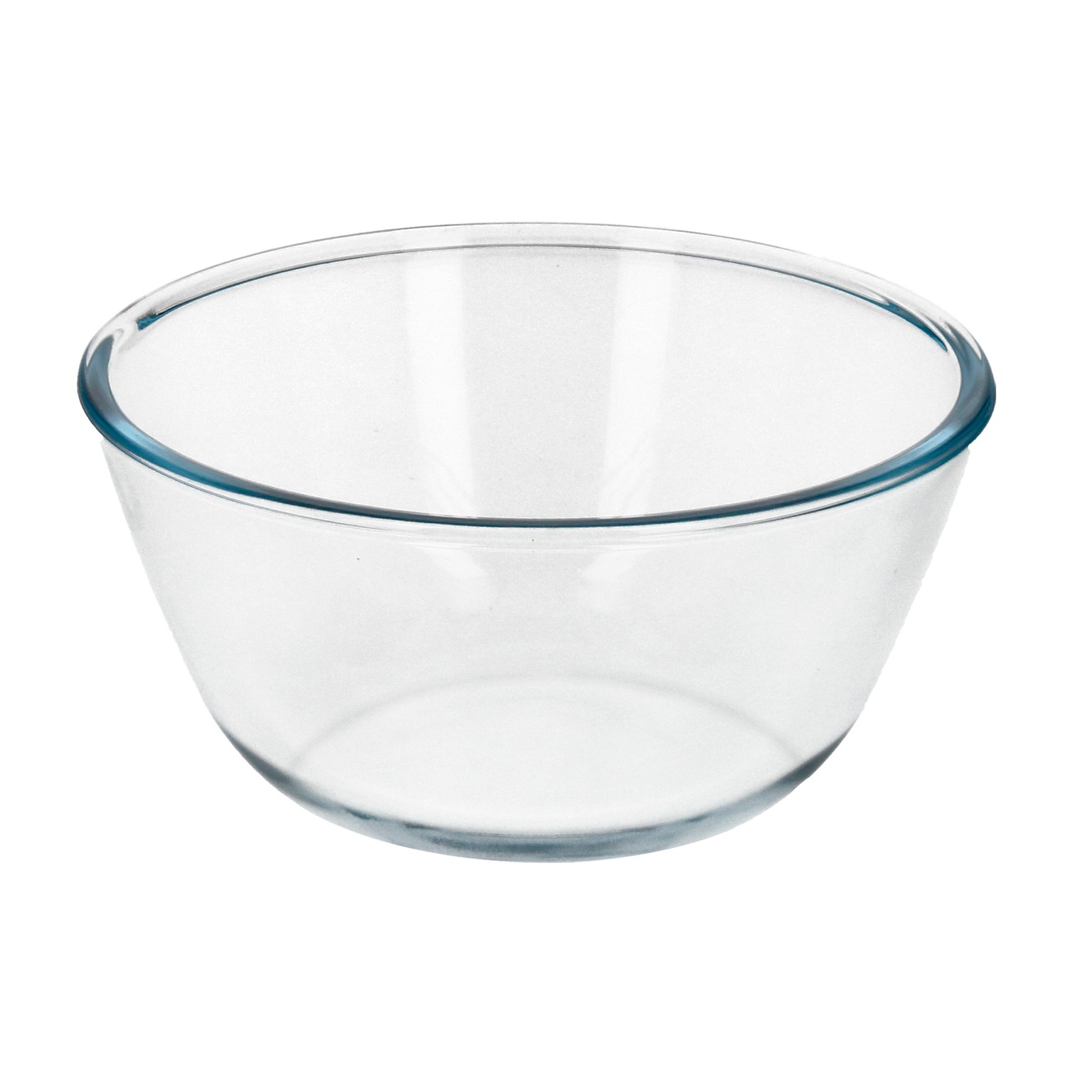 Bol De Cristal, Ideal Para Mezclas. 1.5 Litros. Libre BPA, Cristal De Borosilicato.Ensaladas, Postres, Cocina, Resposteria