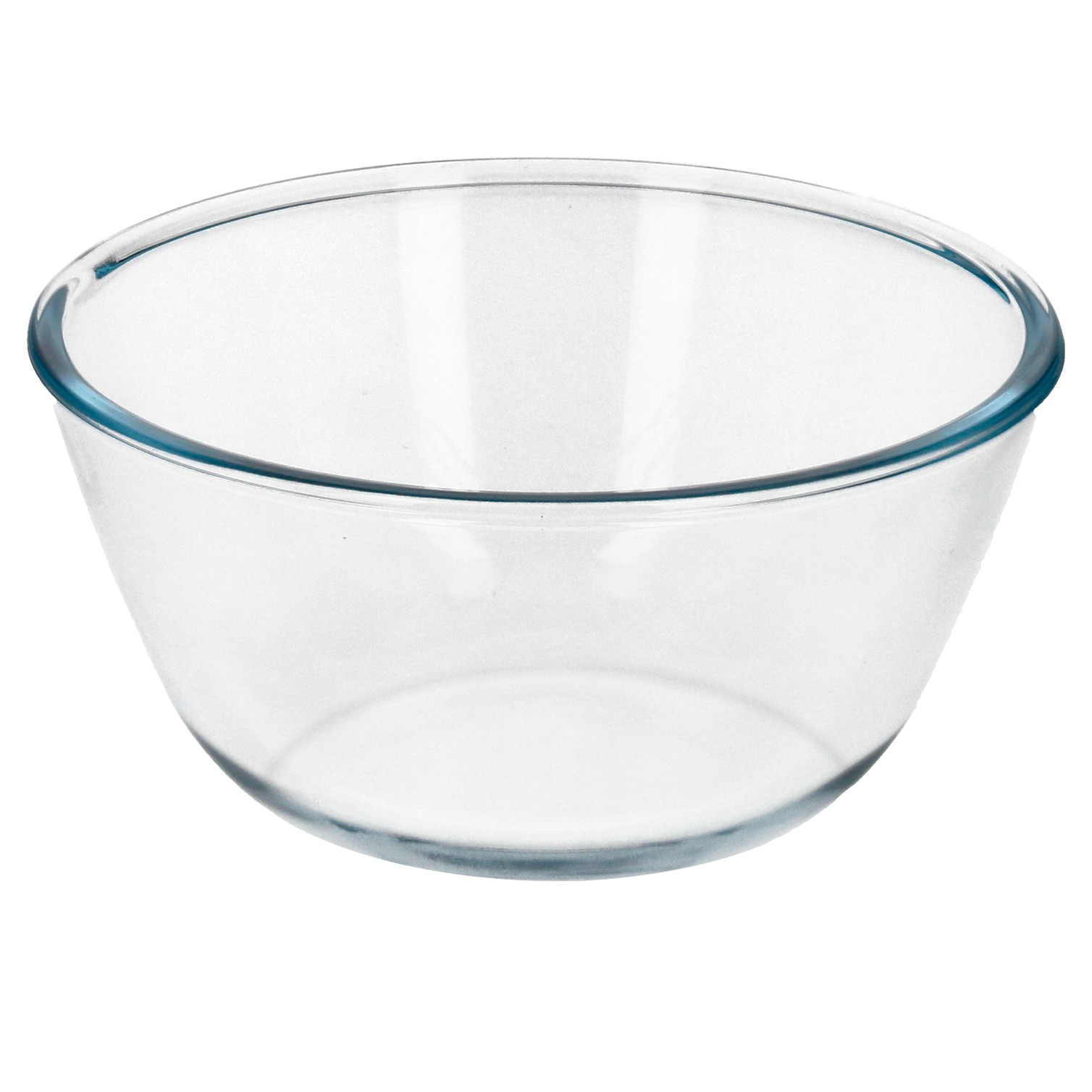 Bol De Cristal, Ideal Para Mezclas. 2.0 Litros. Libre BPA, Cristal De Borosilicato.Ensaladas, Postres, Cocina, Resposteria
