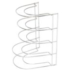 Soporte Vertical 5 Niveles Para Sartenes, Tapaderas, Acero Cromado