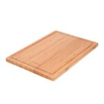 Tabla Cortar Cocina Fabricada En Madera De Bambu 100% Con Ranura 32x25,5 cm.Tabla Cortar,Carne Pescado,Verduras,Frutas,Alimentos