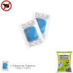Cebo Fresco Para Roedores, Bolsa 150 gr, Dosis Individuales, 15 bolsitas x 10 gr, Rat Pasta Blue