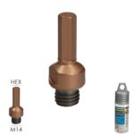 Adaptador M14 A Espiga Taladro, Adaptador Amoladora A Taladro
