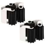 Colgador Adhesivo / Atornillable Para Escobas, Fregonas, Cepillos, Recogedores (Blister 2 piezas)