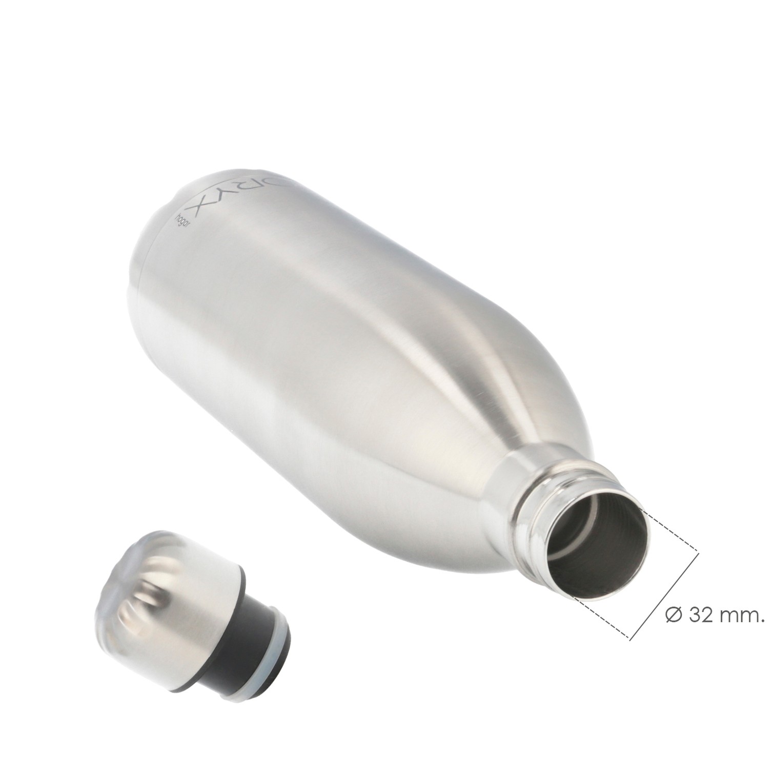 Botella Termica, Capacidad De 1000 ML. Libre BPA, Acero Inoxidable, Antigoteo