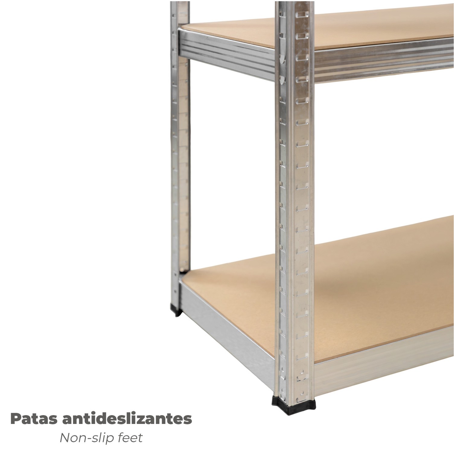 Modulo Estanteria Montaje Rápido Sin Tornillos 90x40x180 cm. (5 Bateas)