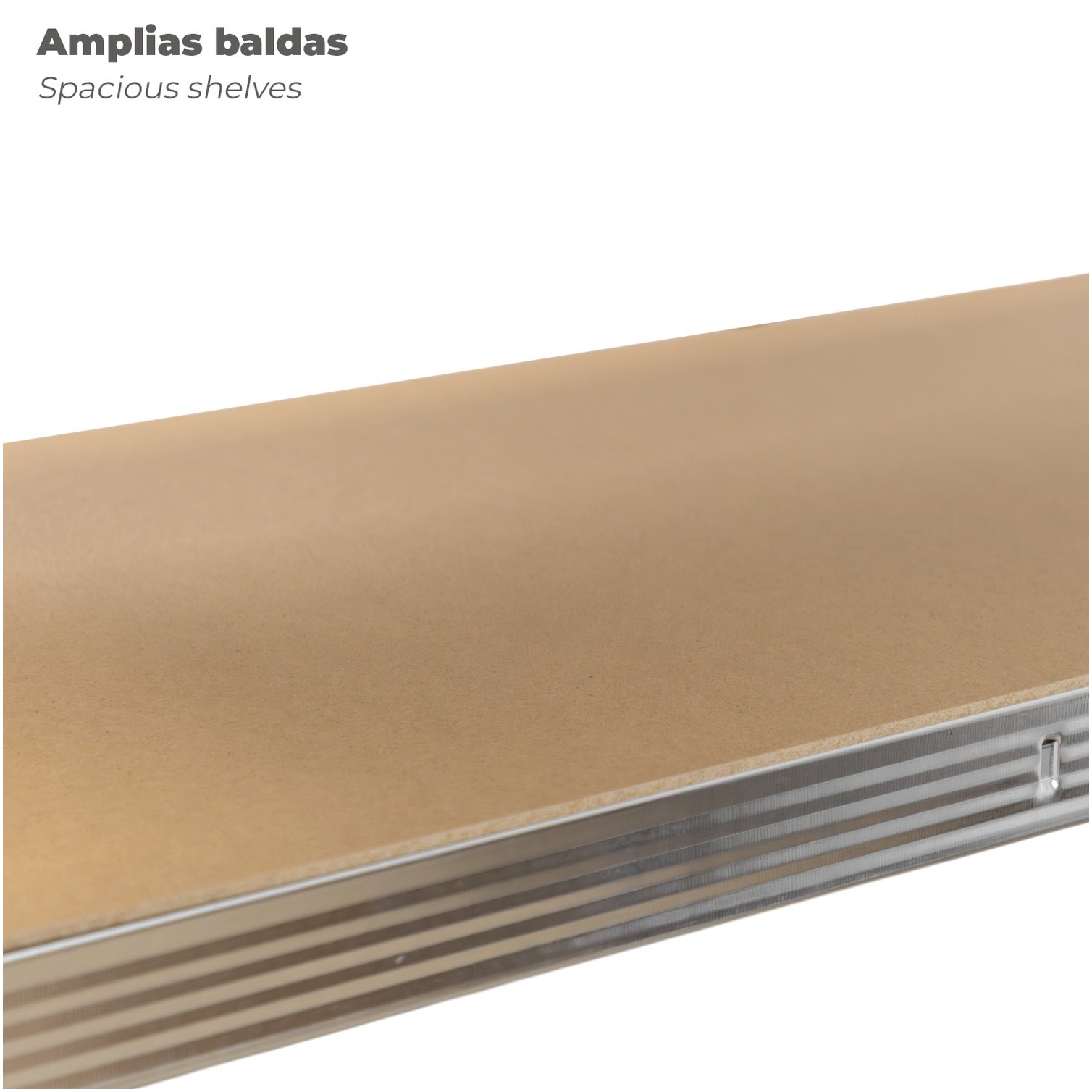 Modulo Estanteria Montaje Rápido Sin Tornillos 90x40x180 cm. (5 Bateas)