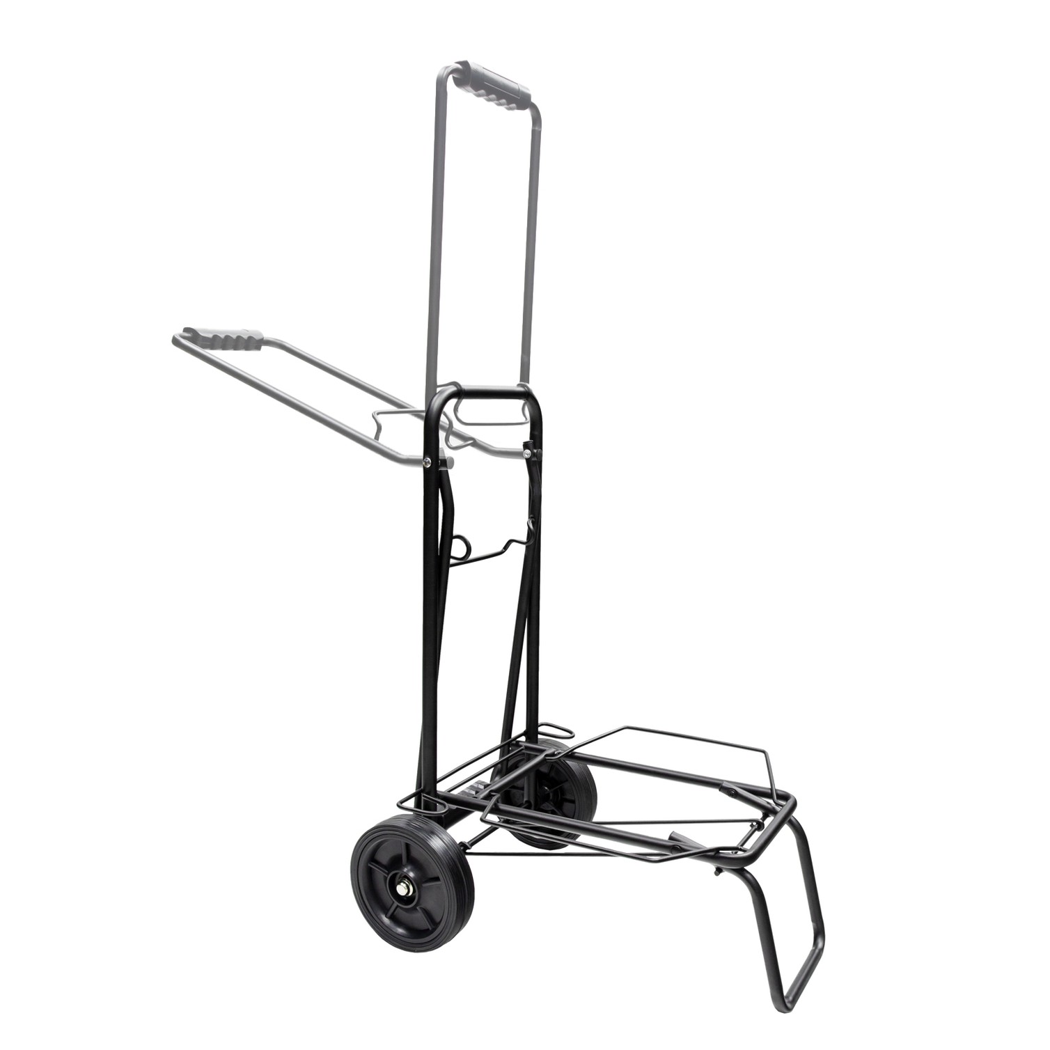 Carretilla Plegable Metalica De Carga - Porta Maletas Con Cuerda Elastica 93,5x33x44 cm. Carro De Transporte 50 Kg.