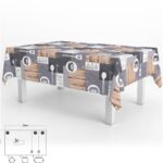Mantel Hule Rectangular Cuisin Impermeable Antimanchas PVC 140 x 250 cm. Recortable Uso Interior y Exterior