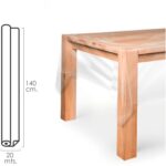 Mantel Hule Rectangular Transparente. Impermeable Antimanchas PVC 140 cm. x 20 metros. Rollo Recortable. Interior y Exterior