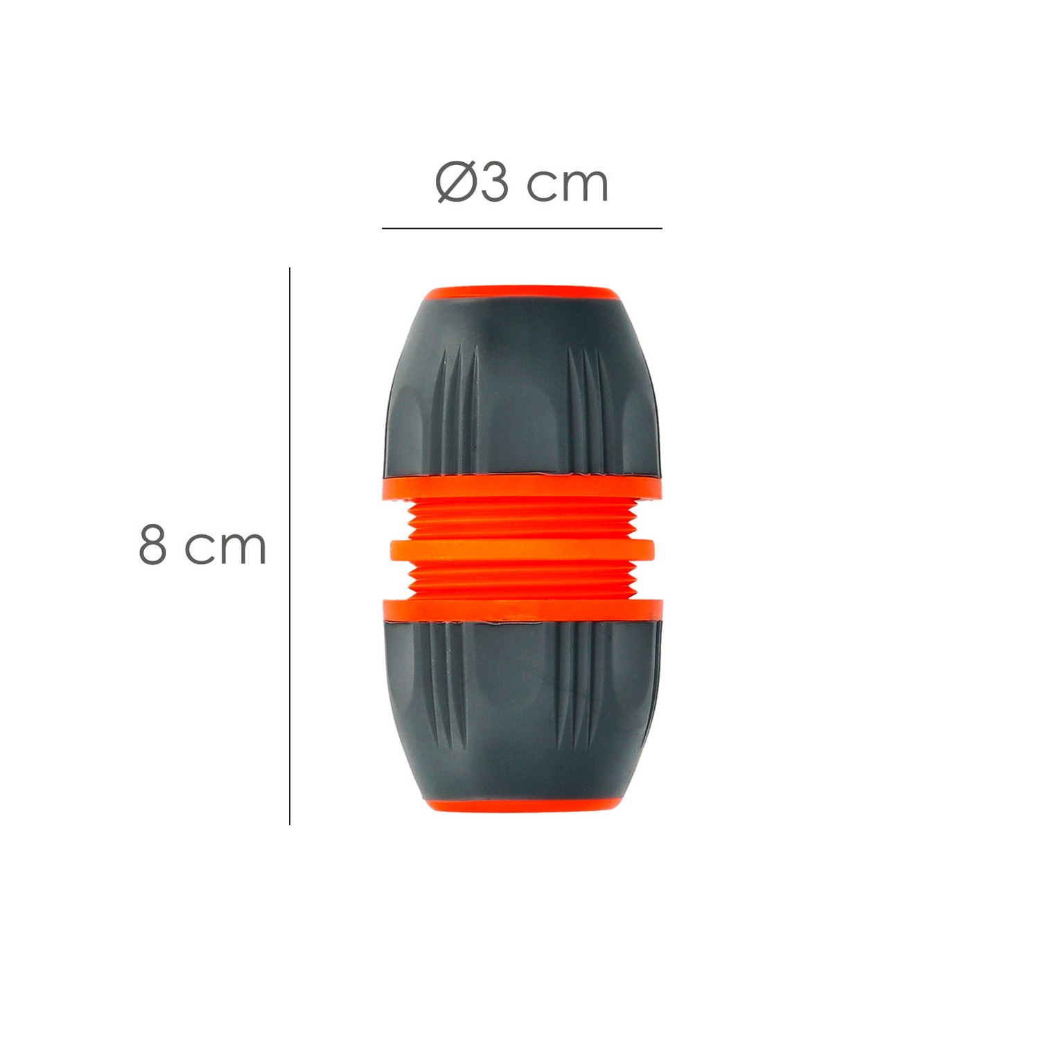 Reparador Universal Mangueras 1/2" 5/8" y 3/4". Facil de usar, Plastico Soft Touch.