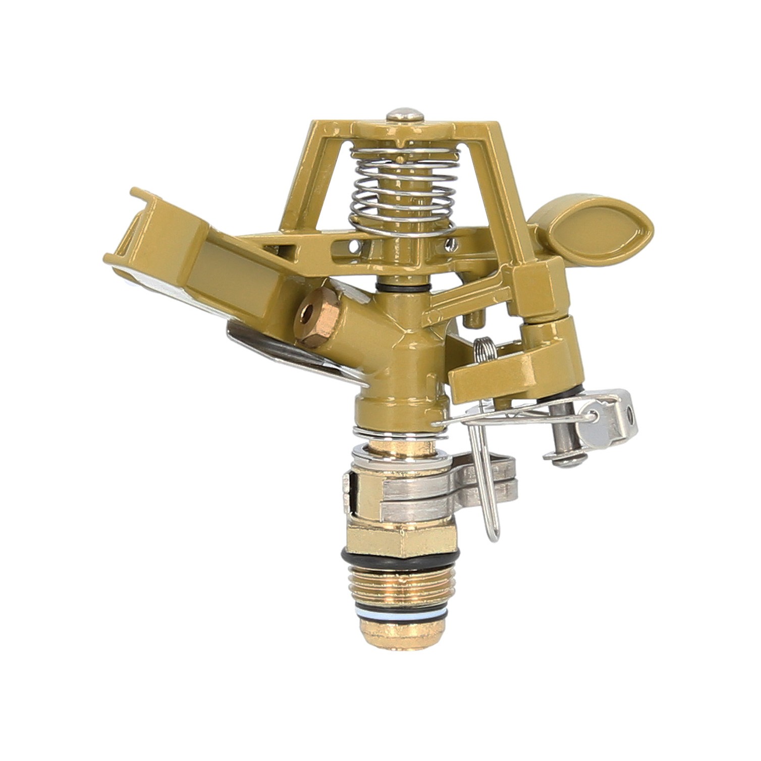 Aspersor Riego Regulable Metalico Sectorial Toma 1/2" Fabricado En Zinc, Riego De Jardines / Cesped
