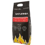 Bolsa Carbon Vegetal Para Barbacoas 15,5 Litros (2,95 Kg. Aprox) Carbon Duradero y Trozos de Gran Tamaño,