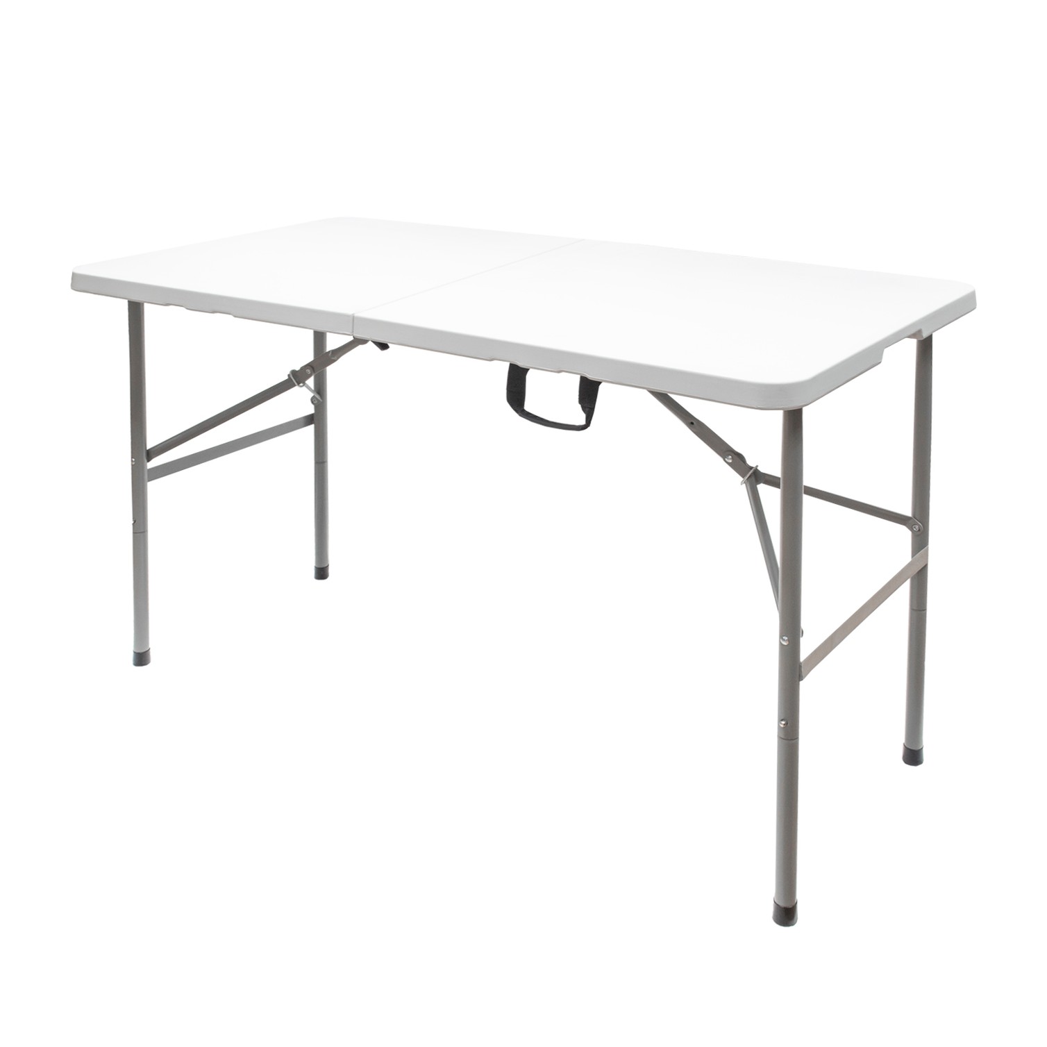 Mesa Plegable Rectangular HDPE 122x61x74 cm. Color Blanco