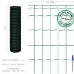 Malla Plastificada Country 100x50 / 100 cm. rollo 25 Metros [+2 variaciones de Ancho/Luces Disponibles]