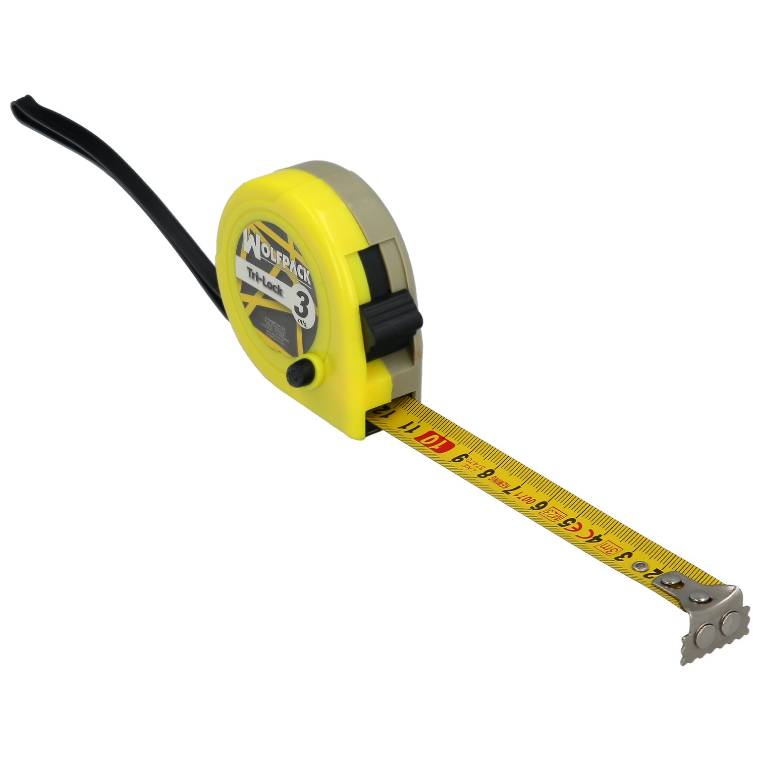Flexometro Magnético Amarillo Con Freno 3 Metros / 16 mm.