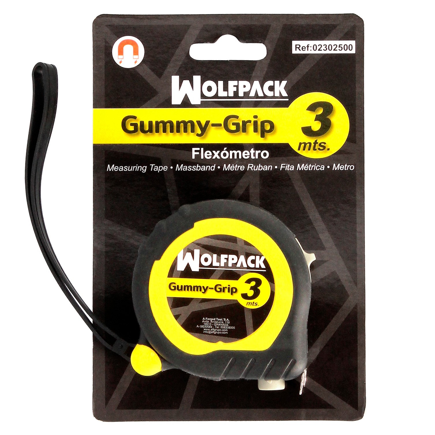 Flexometro Gummy Grip Con Doble Freno Longitud 3 Metros Ancho 16 mm. Magnetico.Metro Medición, Metro Magnetico, Hogar, Bricolaje