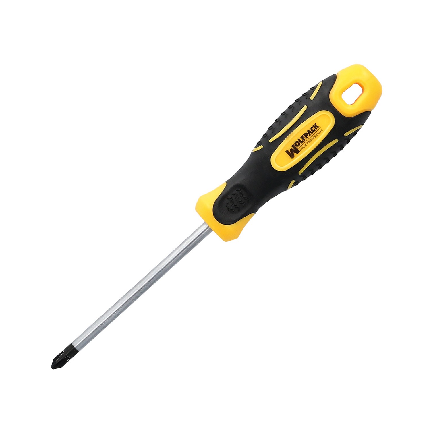 Destornillador Mango Bimaterial Phillips Nº 0 / 75 mm. Destornillador Plano, Cromo Vanadio,