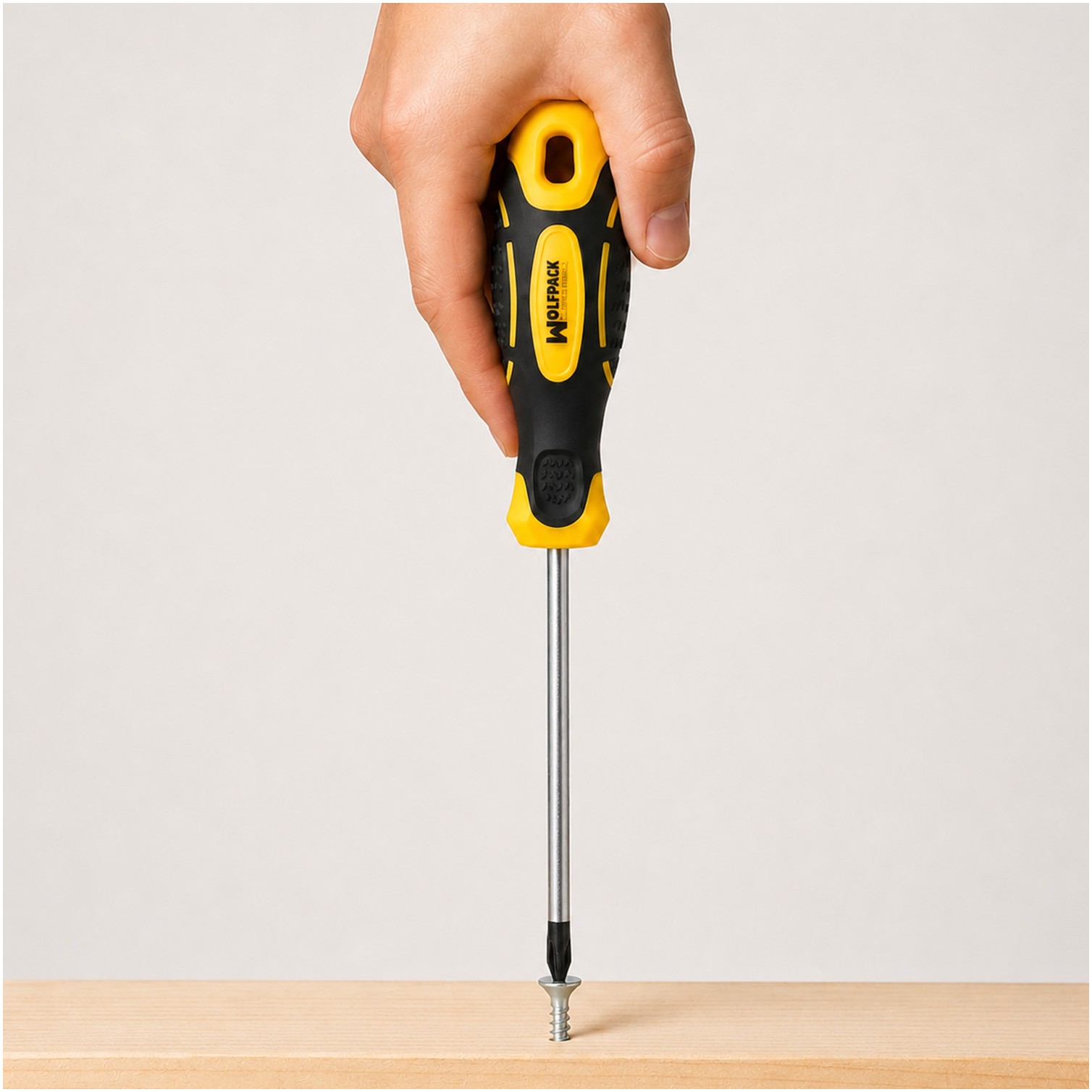 Destornillador Mango Bimaterial Phillips Nº 2 / 100 mm. Destornillador Plano, Cromo Vanadio,
