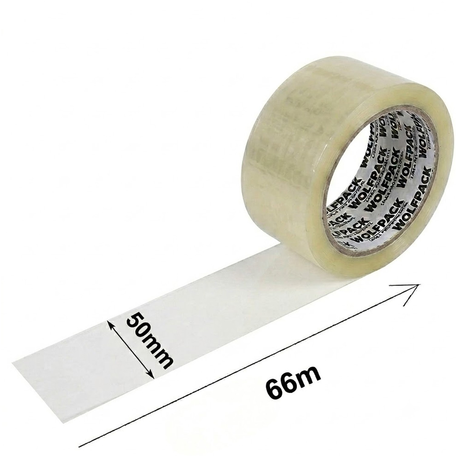 Cinta Embalar Transparente 48 mm. x 66 m.