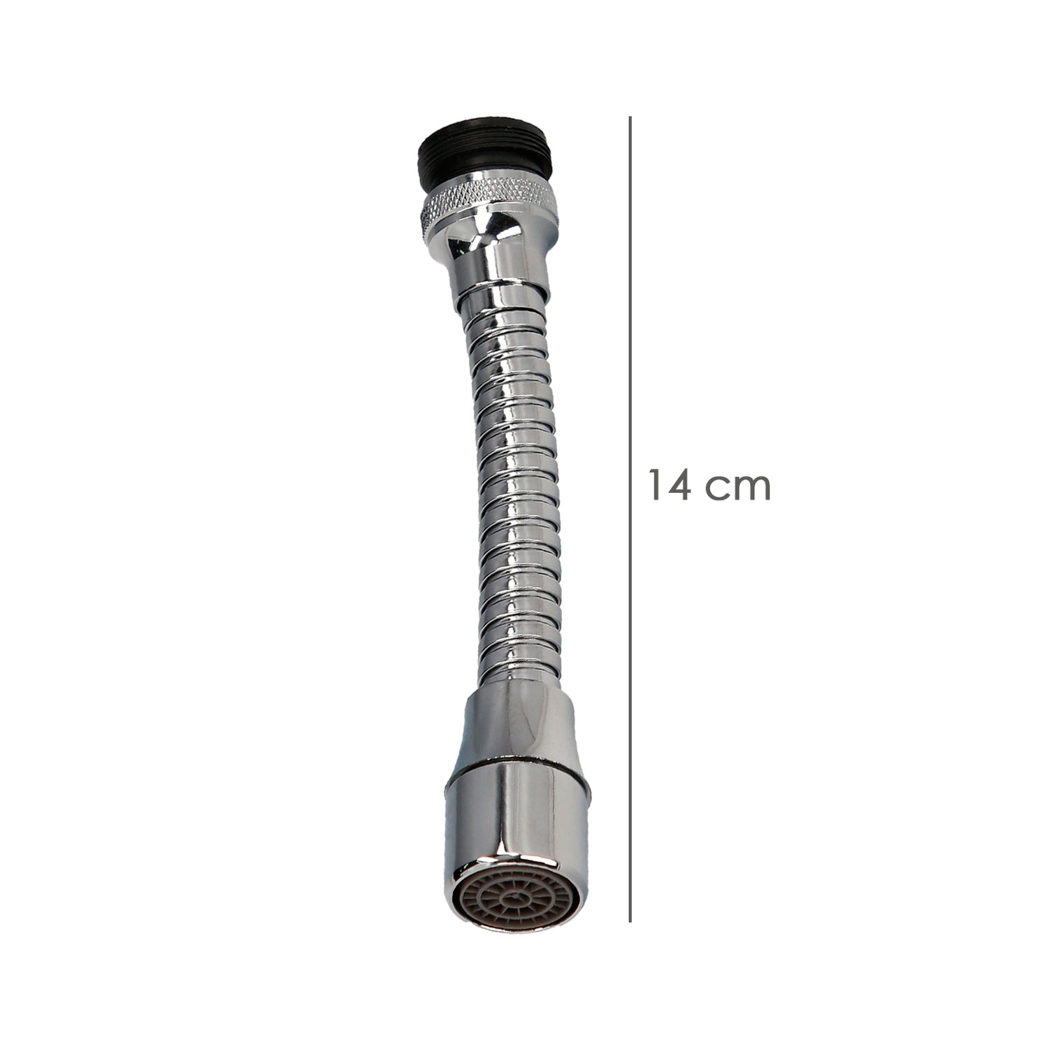 Atomizador Economizador Metalico Flexible Con Adaptador Macho / Hembra