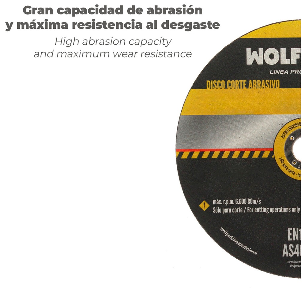 Disco Corte Abrasivo Metal Ø 230 x Ø 22 mm. Espesor 3,2 mm.Disco Radial / Amoladora Universal