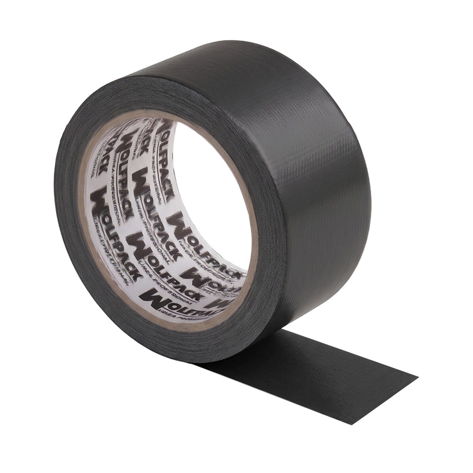 Cinta Americana "Muscle" Color Negro 48 mm. x 10 mertos. Super Resistente, Sellar, Reparar, Unir, Fijar, Sujetar, Empaquetar.