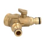 Adaptador Manguera Laton 2 tomas para Grifo 3/4"