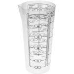 Vaso Medidor Plastico Oryx 500 ml. 8,5x6x16 cm.