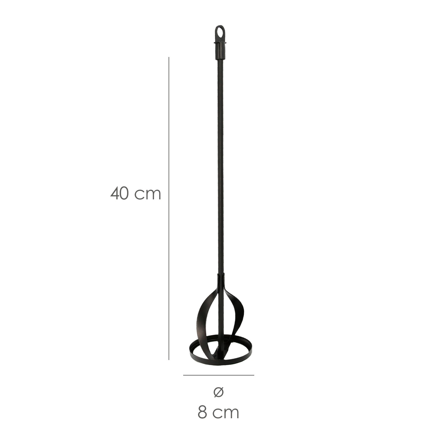 Mezclador Pinturas Para Taladro Ø 80 x 400 mm. Mezclador / Agitador Pinturas, Cemento, Yeso