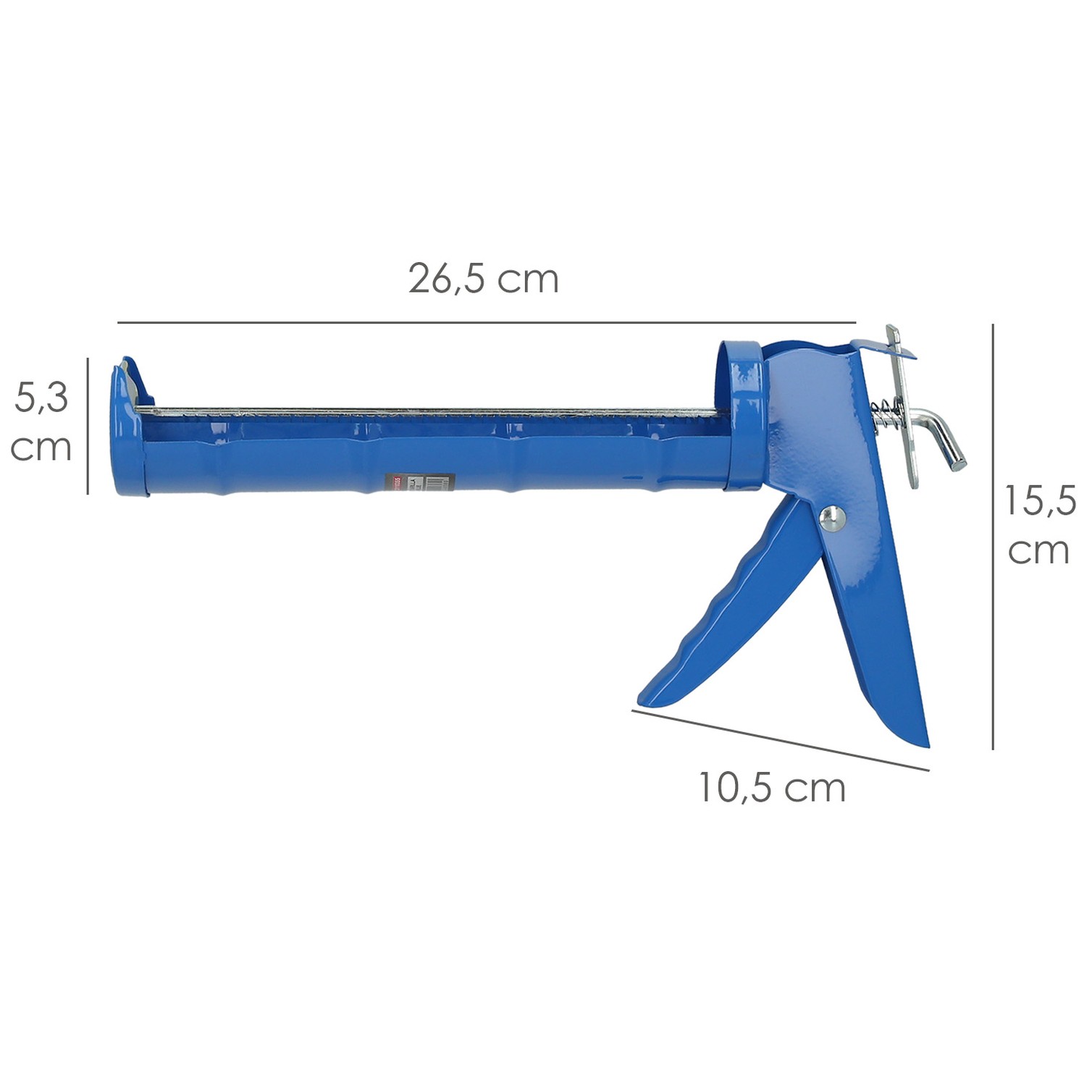 Pistola Silicona Basic. Color Azul. Pistola Selladora, Pistola Selladora Silicona, Pistola Calafateo, Pistola Calafatear,