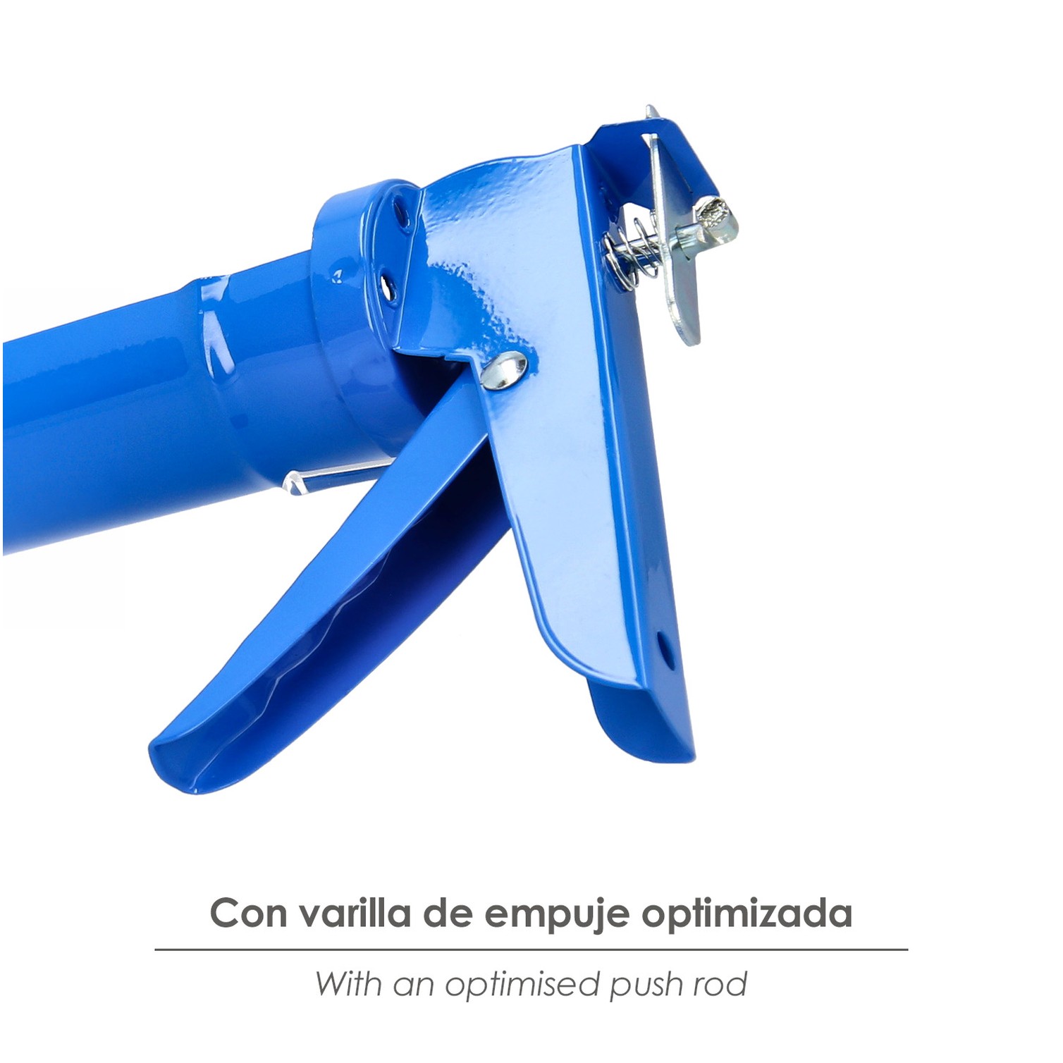 Pistola Silicona Basic. Color Azul. Pistola Selladora, Pistola Selladora Silicona, Pistola Calafateo, Pistola Calafatear,