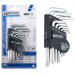 Juego Llaves Torx "L" 9 Piezas Inviolable