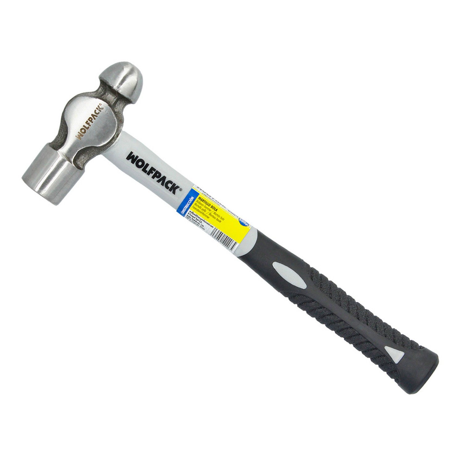 Martillo Bola 650 Gramos Mango Fibra Vidrio